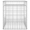 Gabion Basket Posts 2 pcs 19.7"x19.7"x23.6" Iron